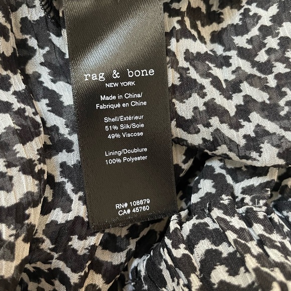 Silk Blend Fawn Mini Dress from RAG & BONE - Picture 7 of 10